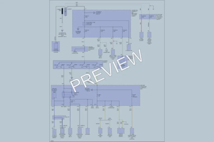 2001 Honda Odyssey Power Distribution wiring diagram preview