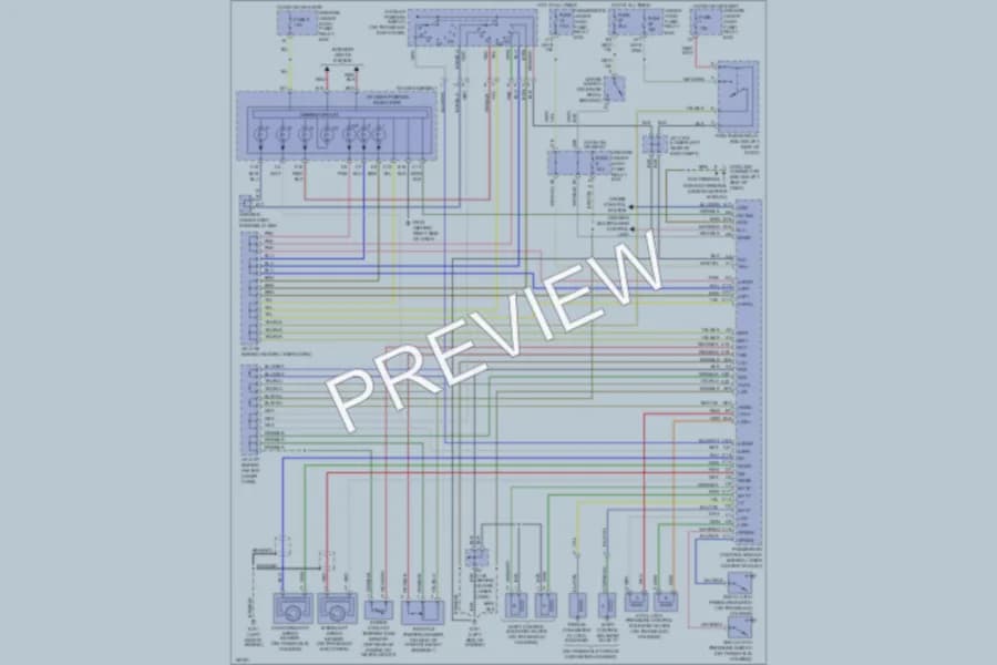 2001 Honda Odyssey Transmission wiring diagram preview