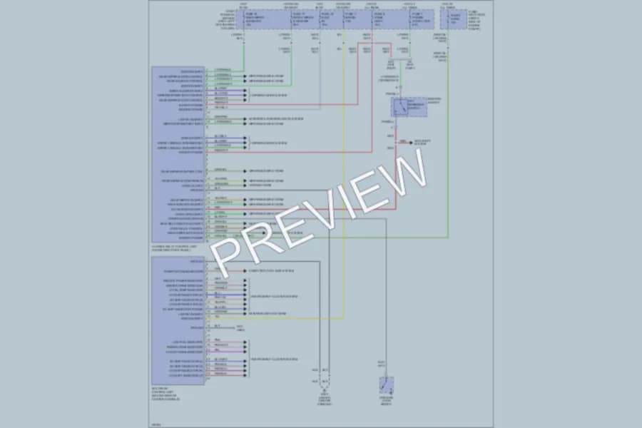 2001 Honda Passport Body Computer wiring diagram preview