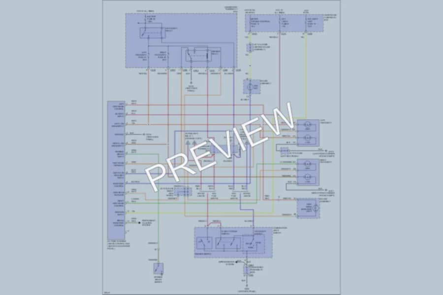 2001 Honda Prelude Headlights wiring diagram preview