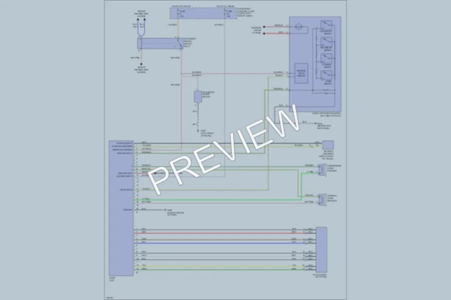 2001 Honda S2000 Radio wiring diagram preview
