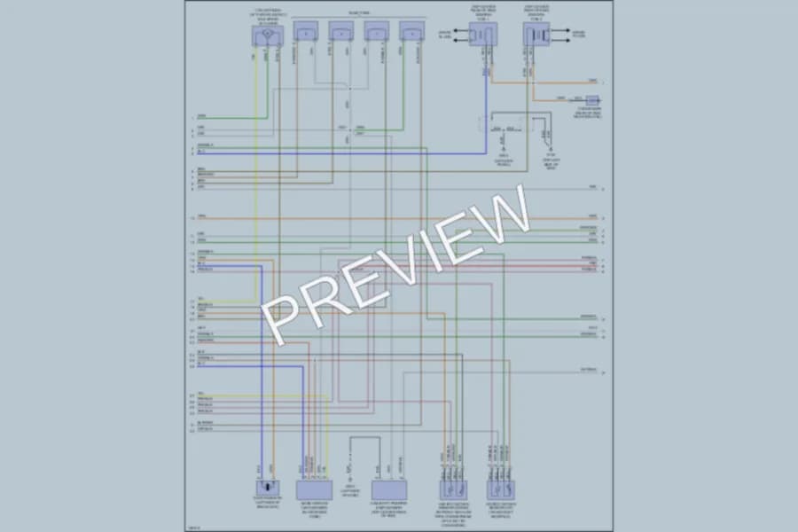 2001 Hyundai Accent Engine Performance wiring diagram preview