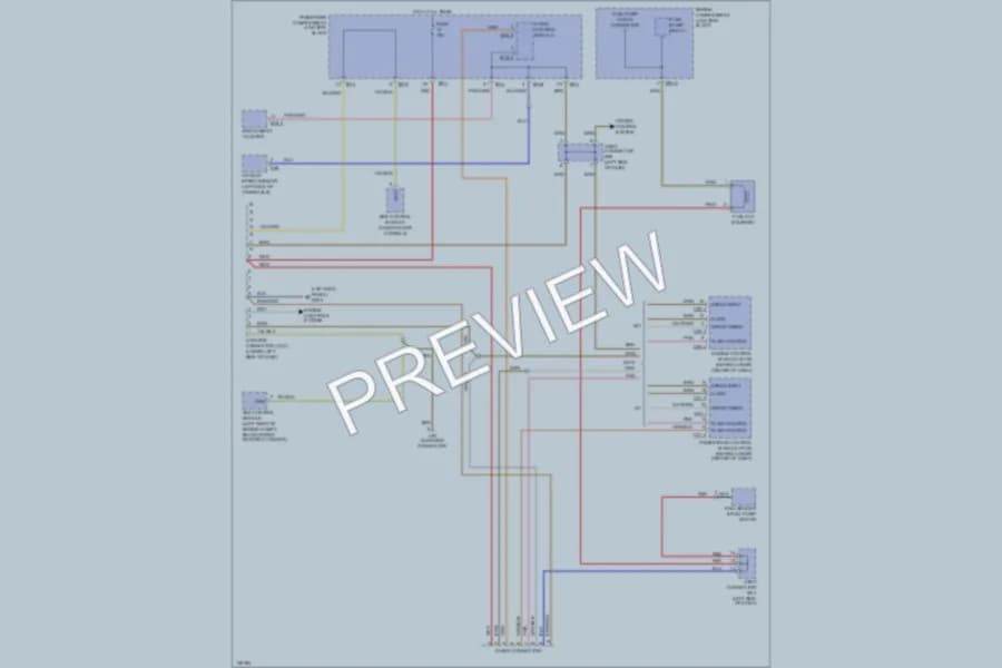 2001 Hyundai SantaFe Computer Data Lines wiring diagram preview
