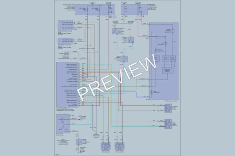 2001 Hyundai Sonata Anti Lock Brakes wiring diagram preview