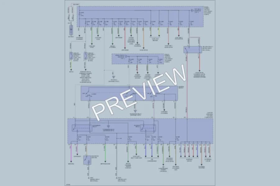 2001 Infiniti G20 Power Distribution wiring diagram preview