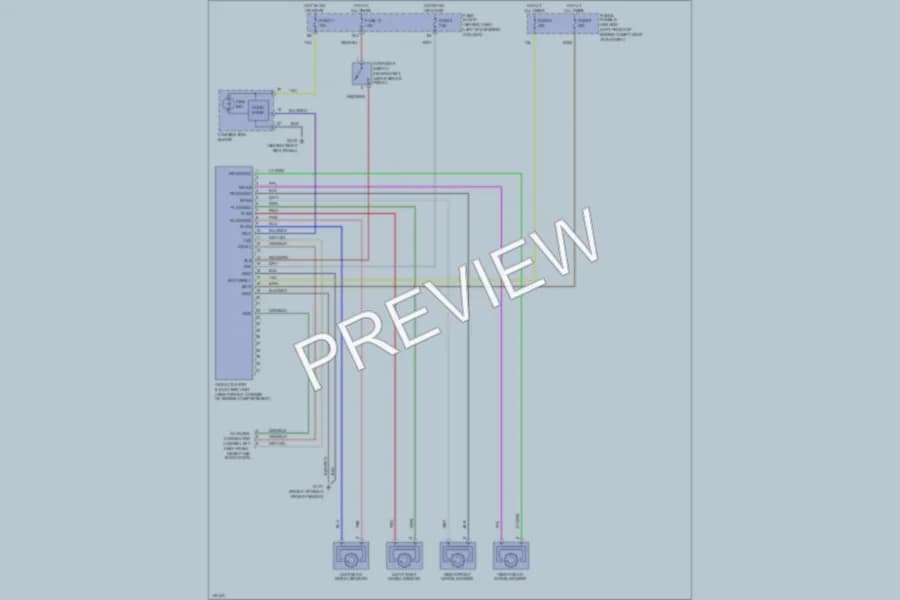 2001 Infiniti G20t Anti Lock Brakes wiring diagram preview