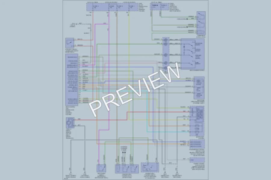 2001 Infiniti G20t Cruise Control wiring diagram preview