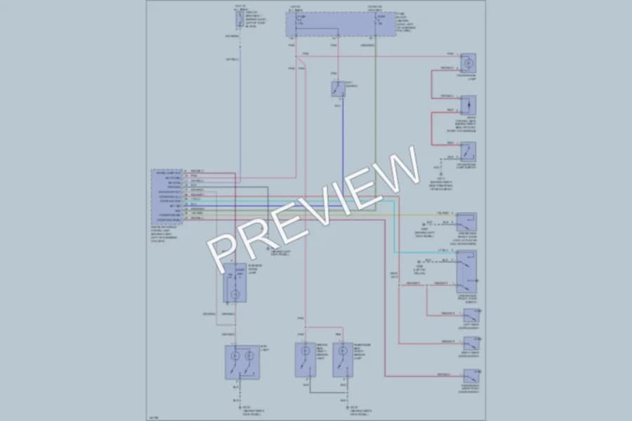 2001 Infiniti G20t Interior Lights wiring diagram preview