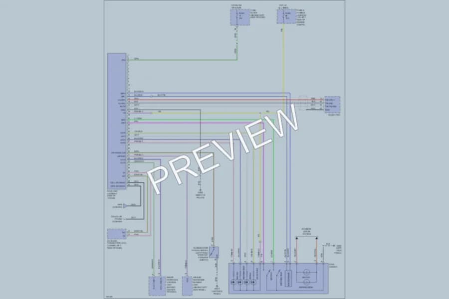 2001 Infiniti I30 Navigation wiring diagram preview