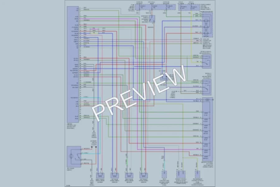 2001 Infiniti I30t Anti Lock Brakes wiring diagram preview