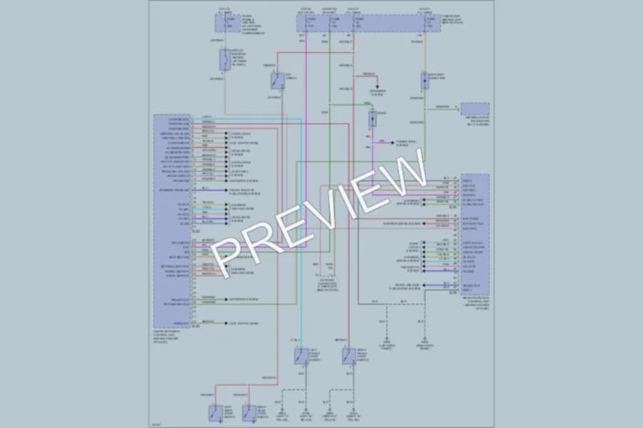 2001 Infiniti I30t Body Computer wiring diagram preview