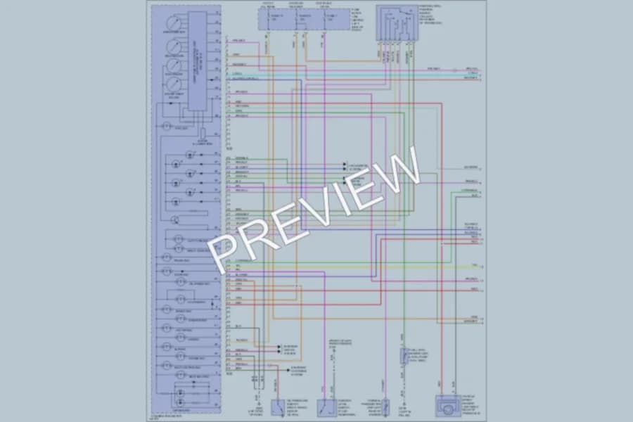 2001 Infiniti I30t Instrument Cluster wiring diagram preview