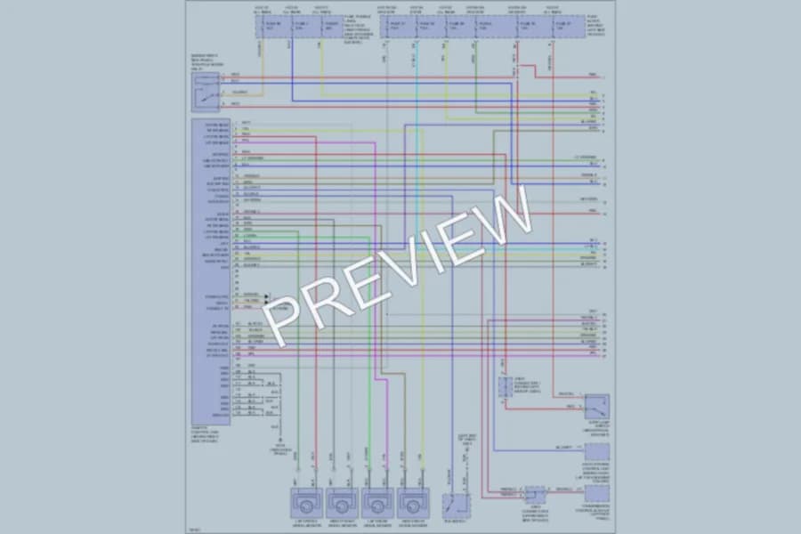 2001 Infiniti Q45 Anti Lock Brakes wiring diagram preview