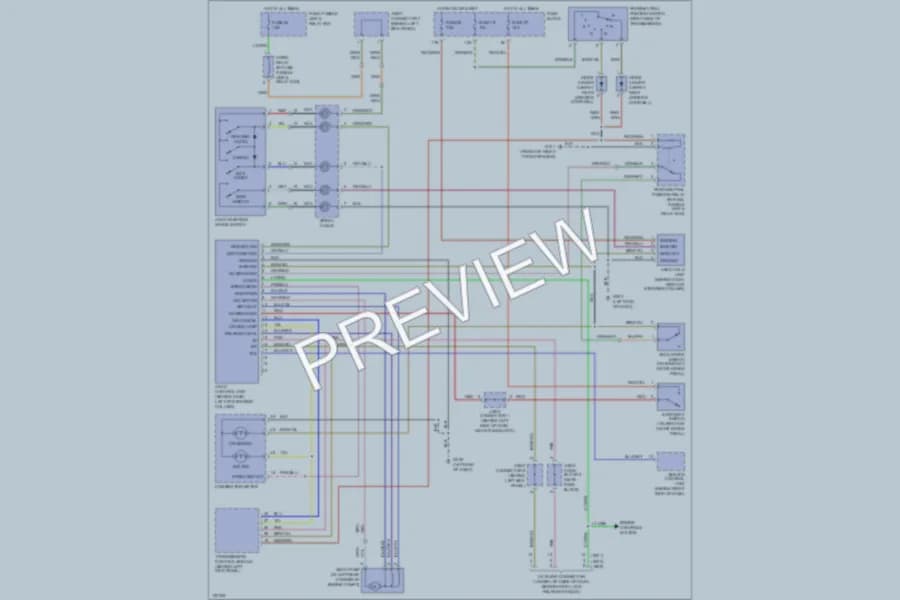 2001 Infiniti Q45 Cruise Control wiring diagram preview