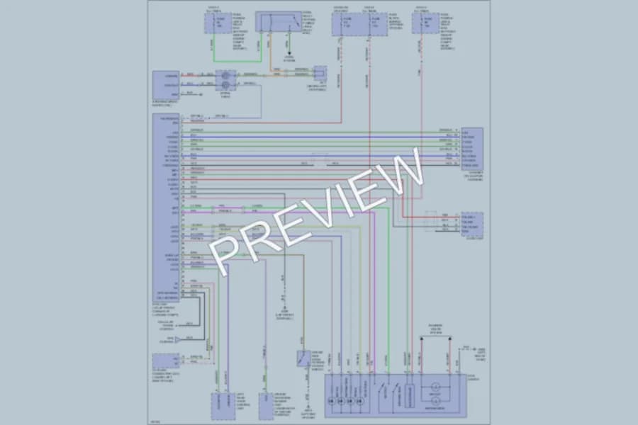 2001 Infiniti Q45 Navigation wiring diagram preview