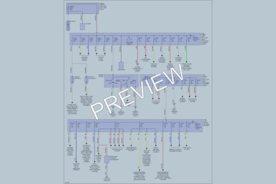 2001 Infiniti Q45 Power Distribution wiring diagram preview