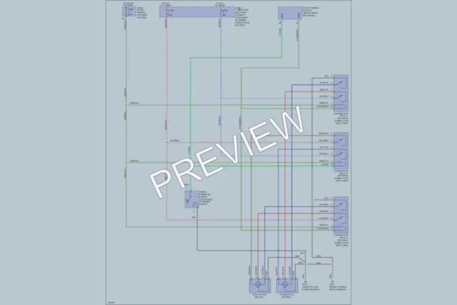 2001 Infiniti Q45t Cooling Fan wiring diagram preview