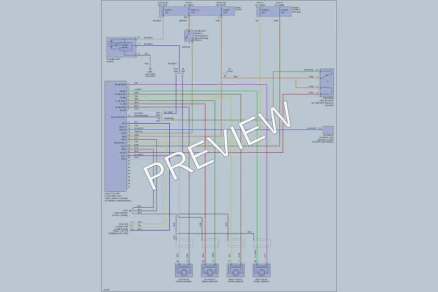 2001 Infiniti QX4 Anti Lock Brakes wiring diagram preview