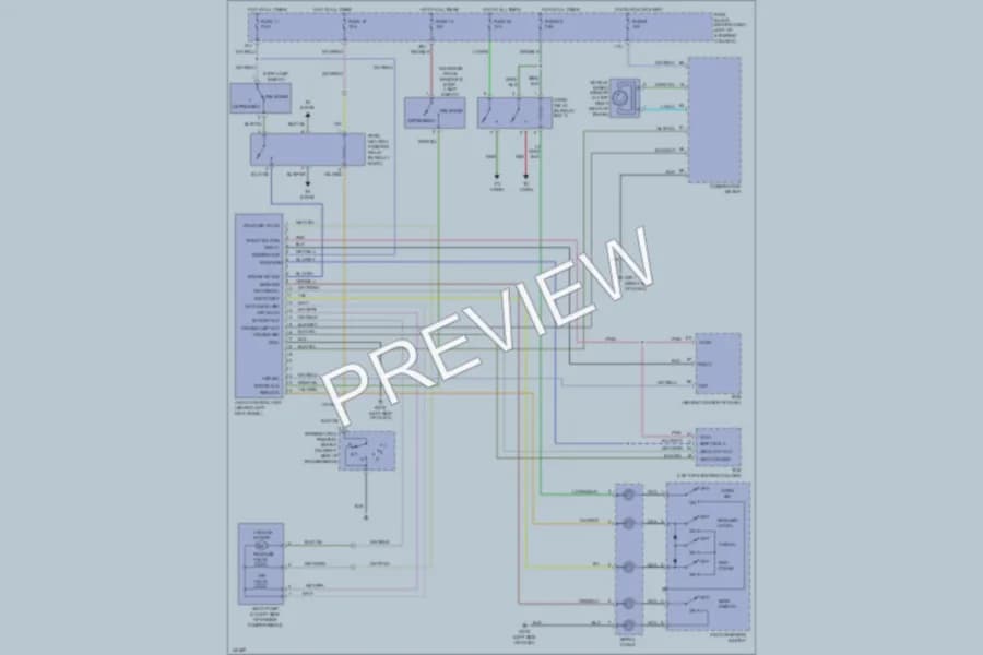 2001 Infiniti QX4 Cruise Control wiring diagram preview