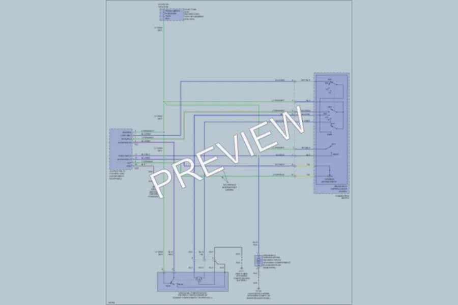 2001 Isuzu Rodeo Wiper Washer wiring diagram preview