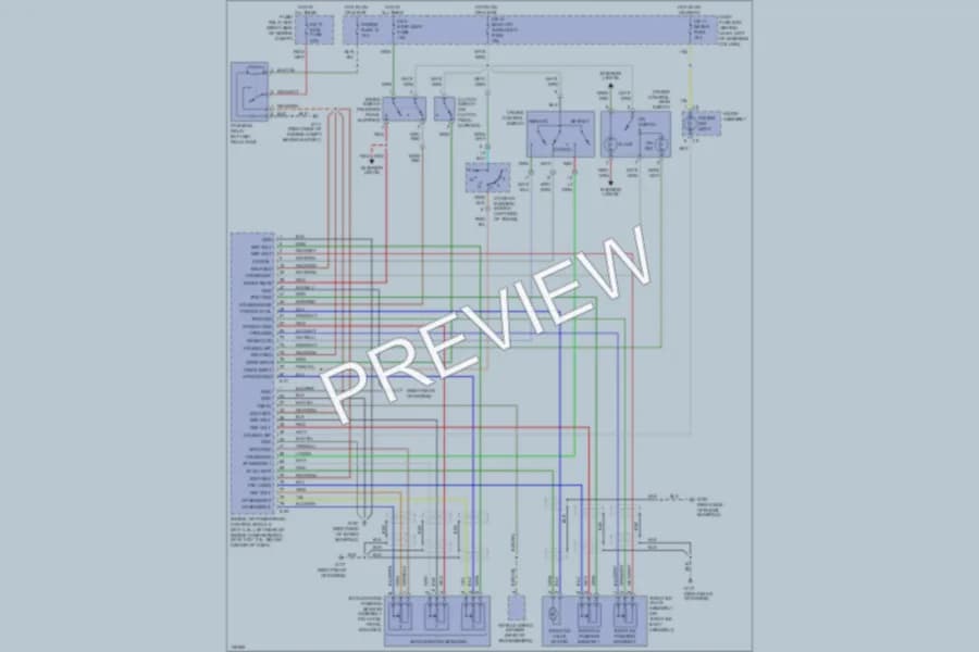 2001 Isuzu RodeoSport Cruise Control wiring diagram preview