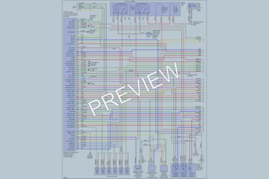 2001 Isuzu Trooper Engine Performance wiring diagram preview