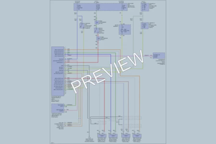 2001 Isuzu VehiCROSS Anti Lock Brakes wiring diagram preview