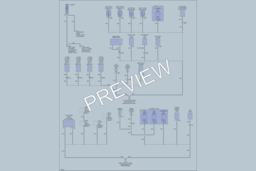 2001 Isuzu VehiCROSS Ground Distribution wiring diagram preview