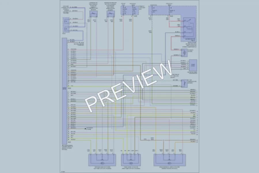 2001 Jaguar SType Air Conditioning wiring diagram preview