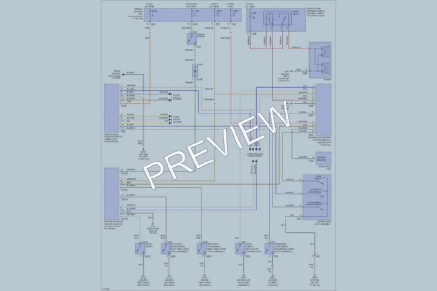 2001 Jaguar SType Anti Theft wiring diagram preview