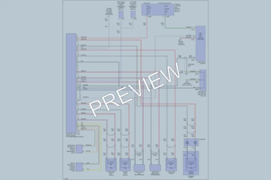 2001 Jaguar SType Supplemental Restraints wiring diagram preview