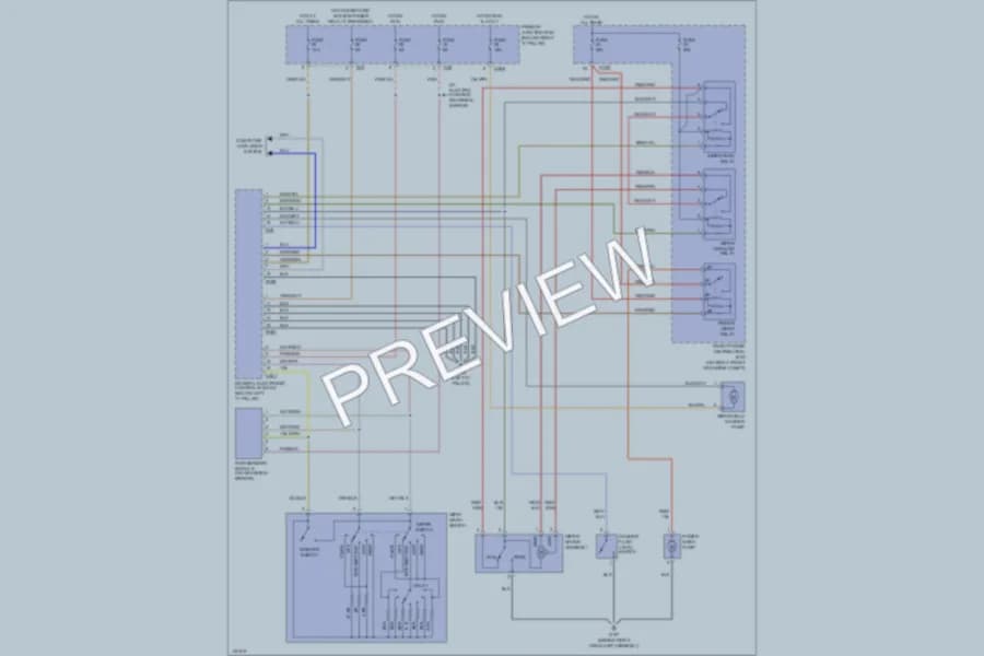 2001 Jaguar SType Wiper Washer wiring diagram preview