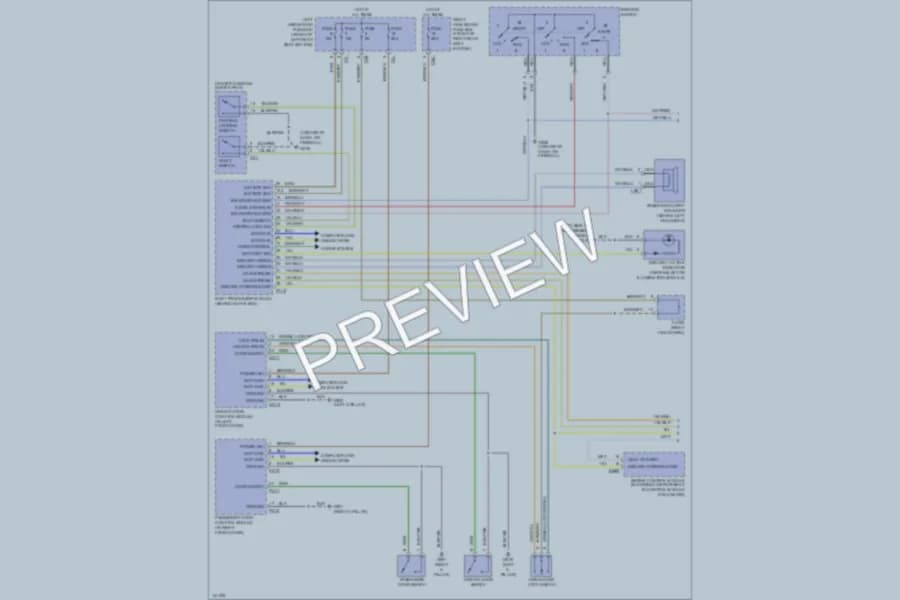 2001 Jaguar VandenPlasSC Anti Theft wiring diagram preview