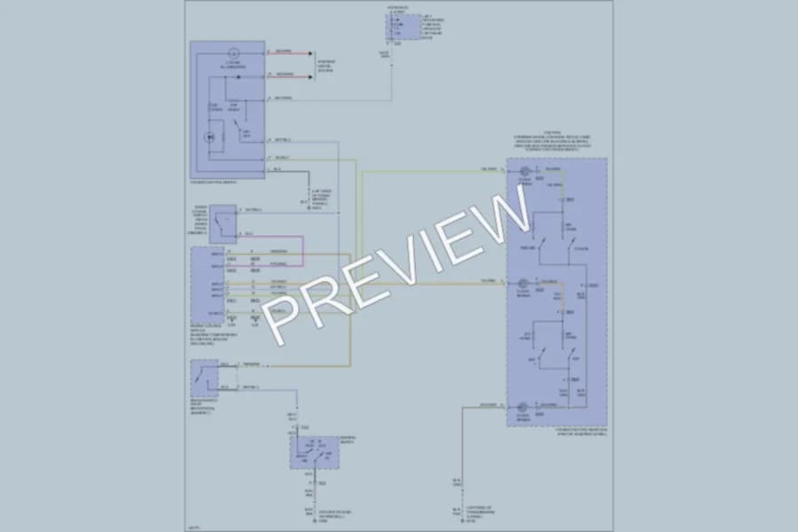 2001 Jaguar VandenPlasSC Cruise Control wiring diagram preview