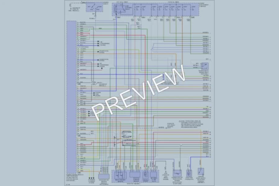 2001 Jaguar XJ8 Engine Performance wiring diagram preview