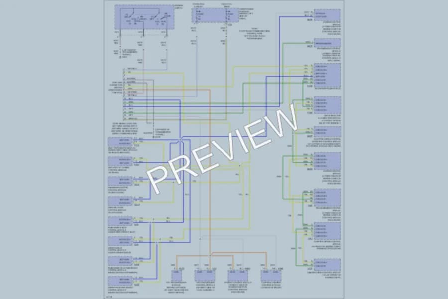 2001 Jaguar XK8 Computer Data Lines wiring diagram preview