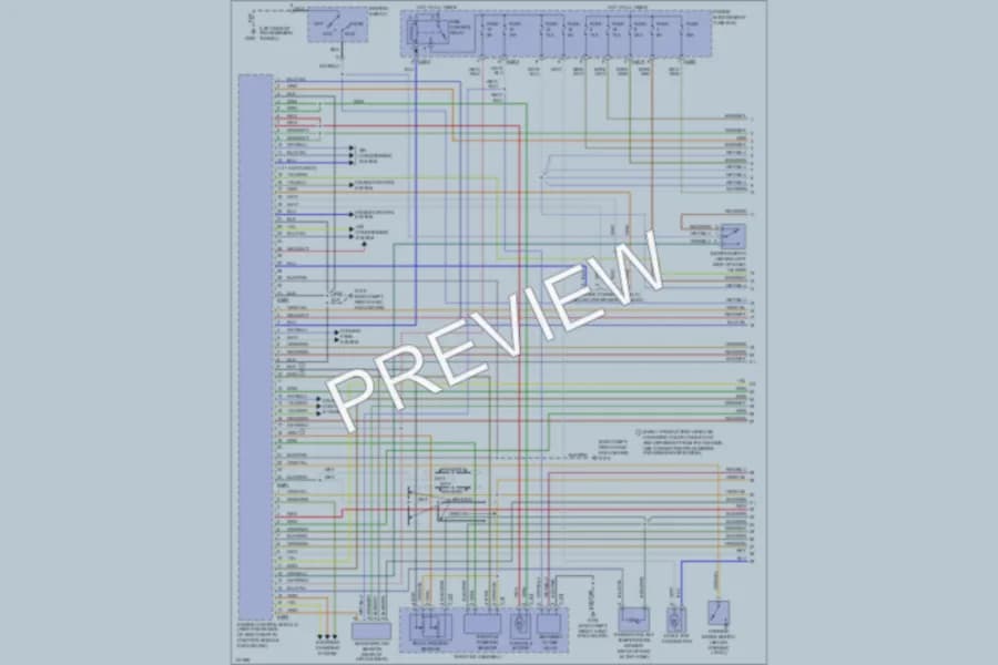 2001 Jaguar XK8 Engine Performance wiring diagram preview