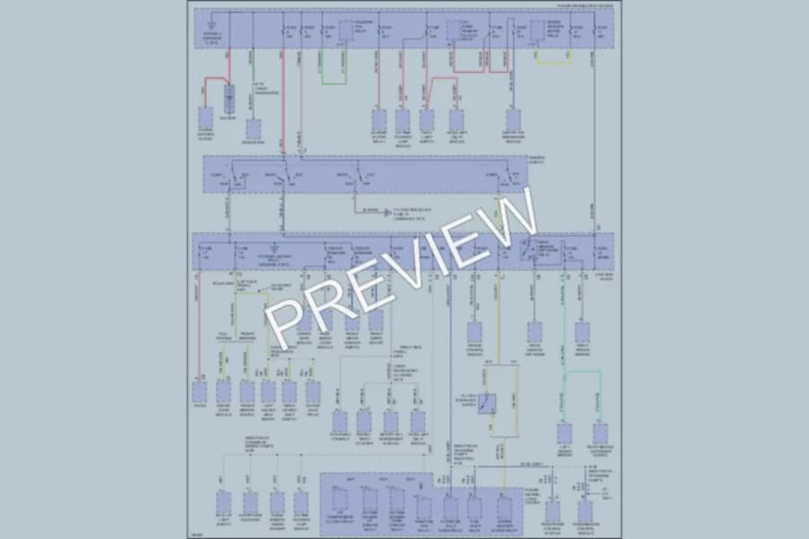 2001 Jeep Cherokee Power Distribution wiring diagram preview