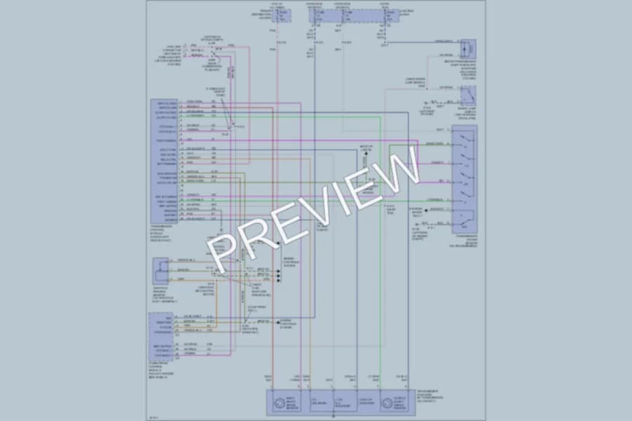 2001 Jeep Cherokee Transmission wiring diagram preview