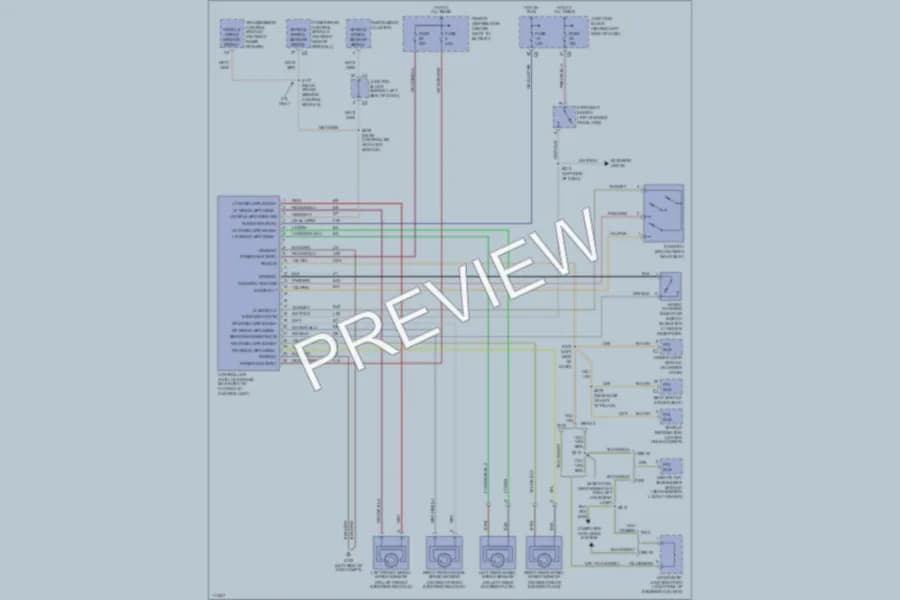 2001 Jeep GrandCherokee Anti Lock Brakes wiring diagram preview