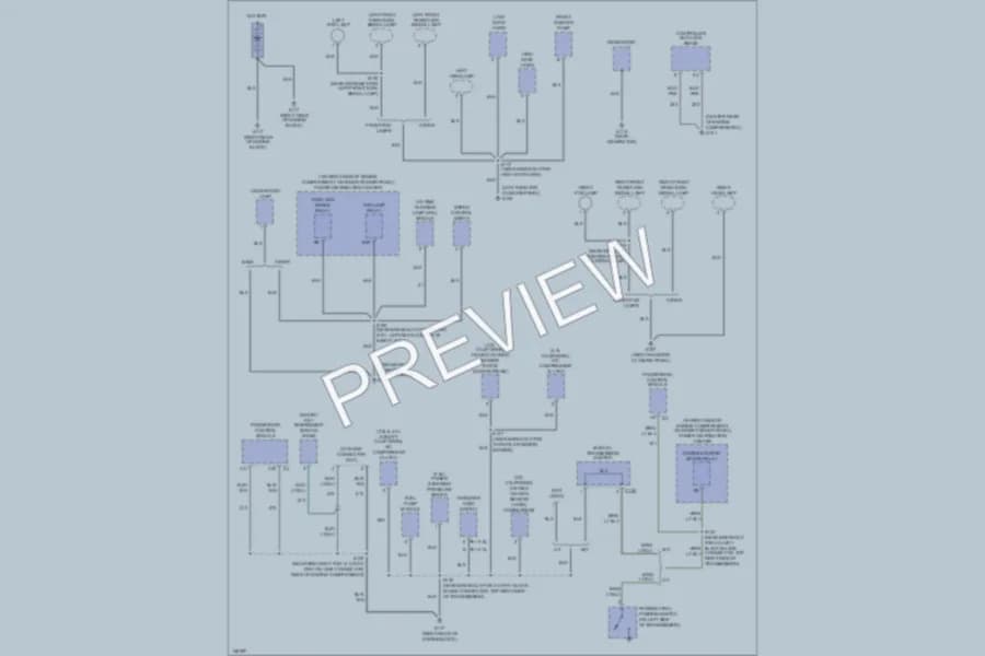 2001 Jeep Wrangler Ground Distribution wiring diagram preview