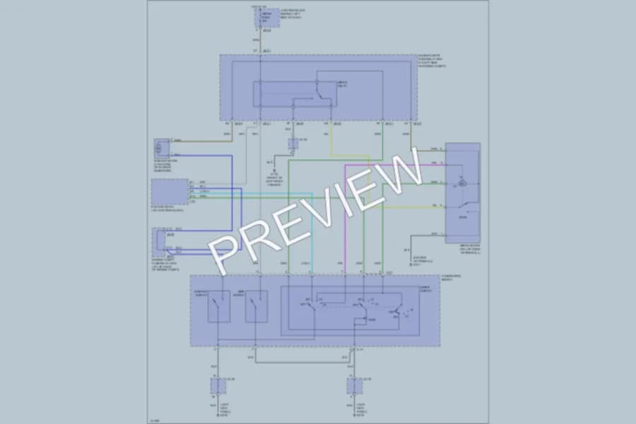 2001 Kia Optima Wiper Washer wiring diagram preview
