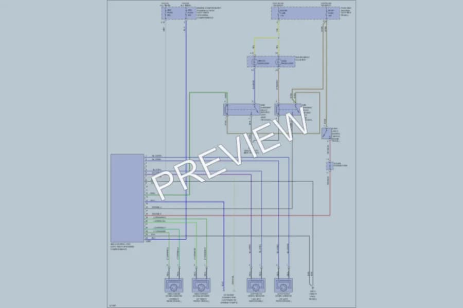 2001 Kia Spectra Anti Lock Brakes wiring diagram preview