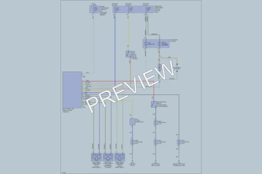 2001 Kia Sportage Anti Lock Brakes wiring diagram preview