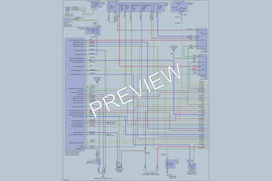 2001 Kia Sportage Engine Performance wiring diagram preview