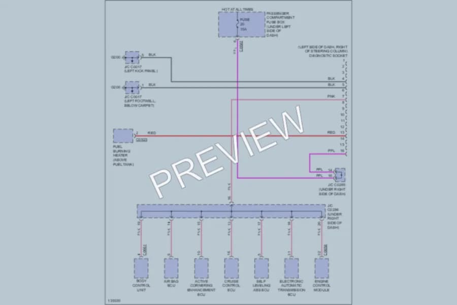 2001 LandRover Discovery Computer Data Lines wiring diagram preview