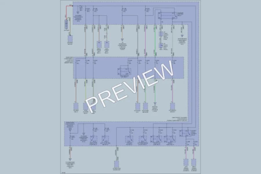 2001 LandRover Discovery Power Distribution wiring diagram preview