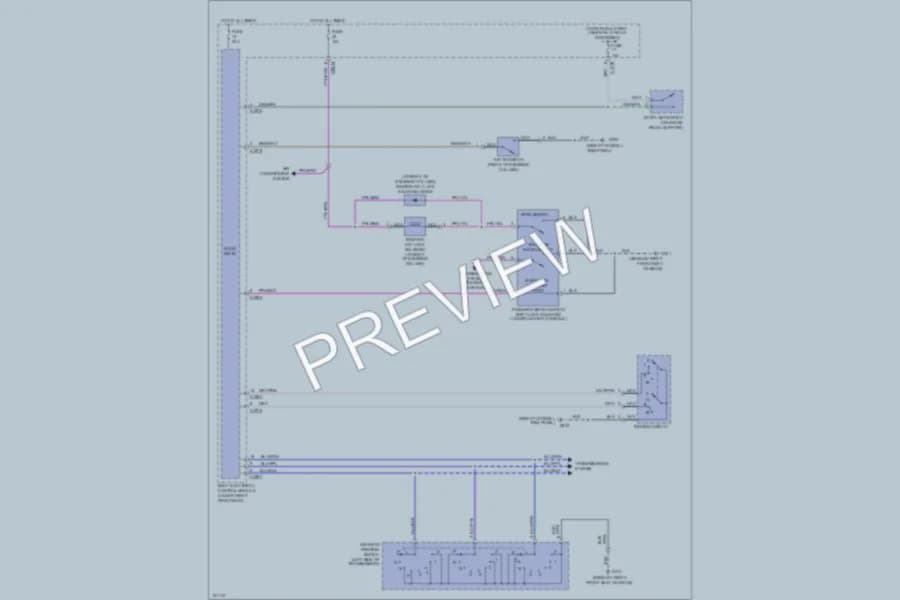 2001 LandRover RangeRover Shift Interlocks wiring diagram preview
