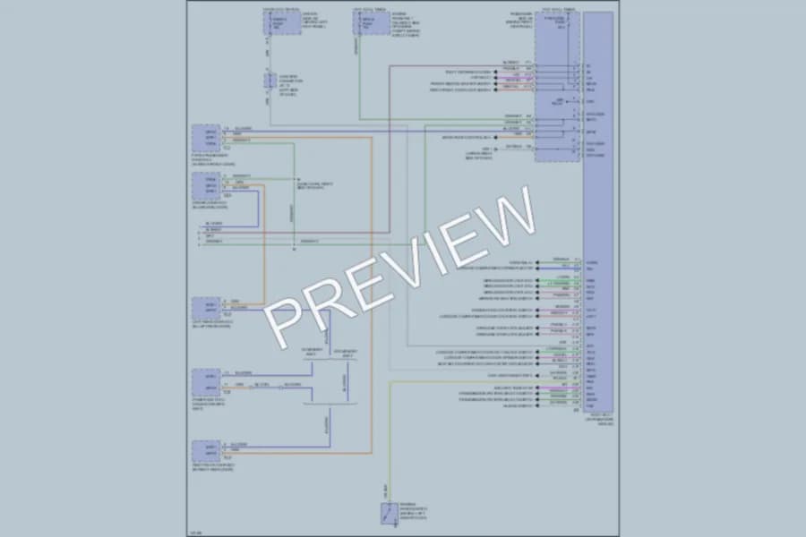 2001 Lexus GS300 Body Computer wiring diagram preview