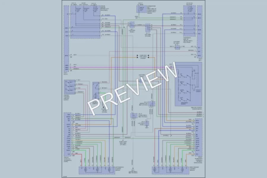 2001 Lexus GS300 Memory Systems wiring diagram preview